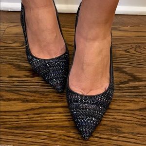 White House Black Market Tweed Heels Sz 6